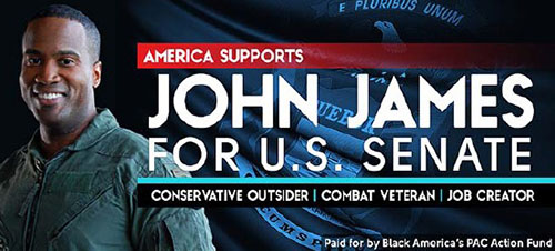 John James billboard