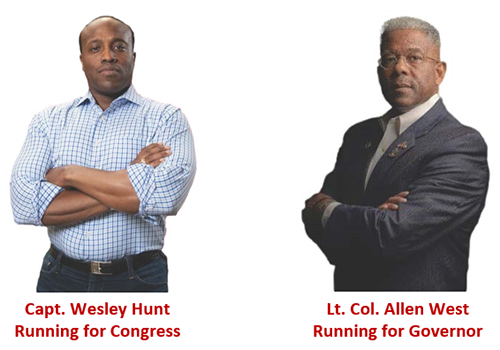 Wesley Hunt and Allen West