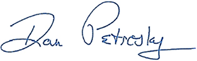 Dan Petrosky's signature