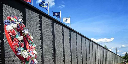 Vietnam Veterans Memorial Wall in Washington, D.C.